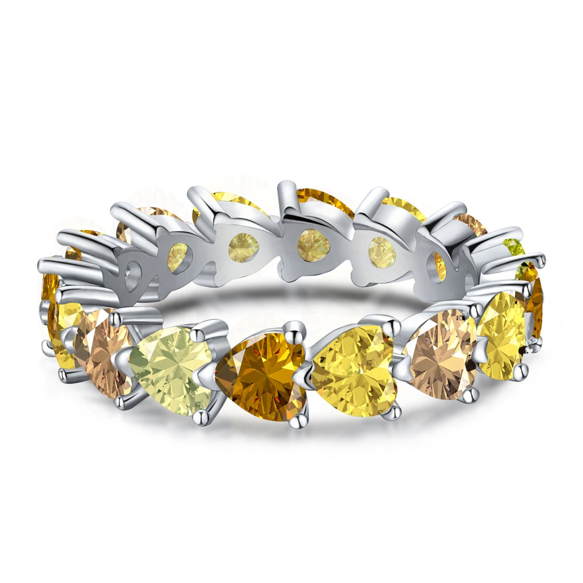 [Revel Jewelry]0.25 Carat Radiant Romance Heart Cut Lover Ring