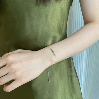 [Revel Jewelry]ロマンチックなハート型カップルブレスレット
