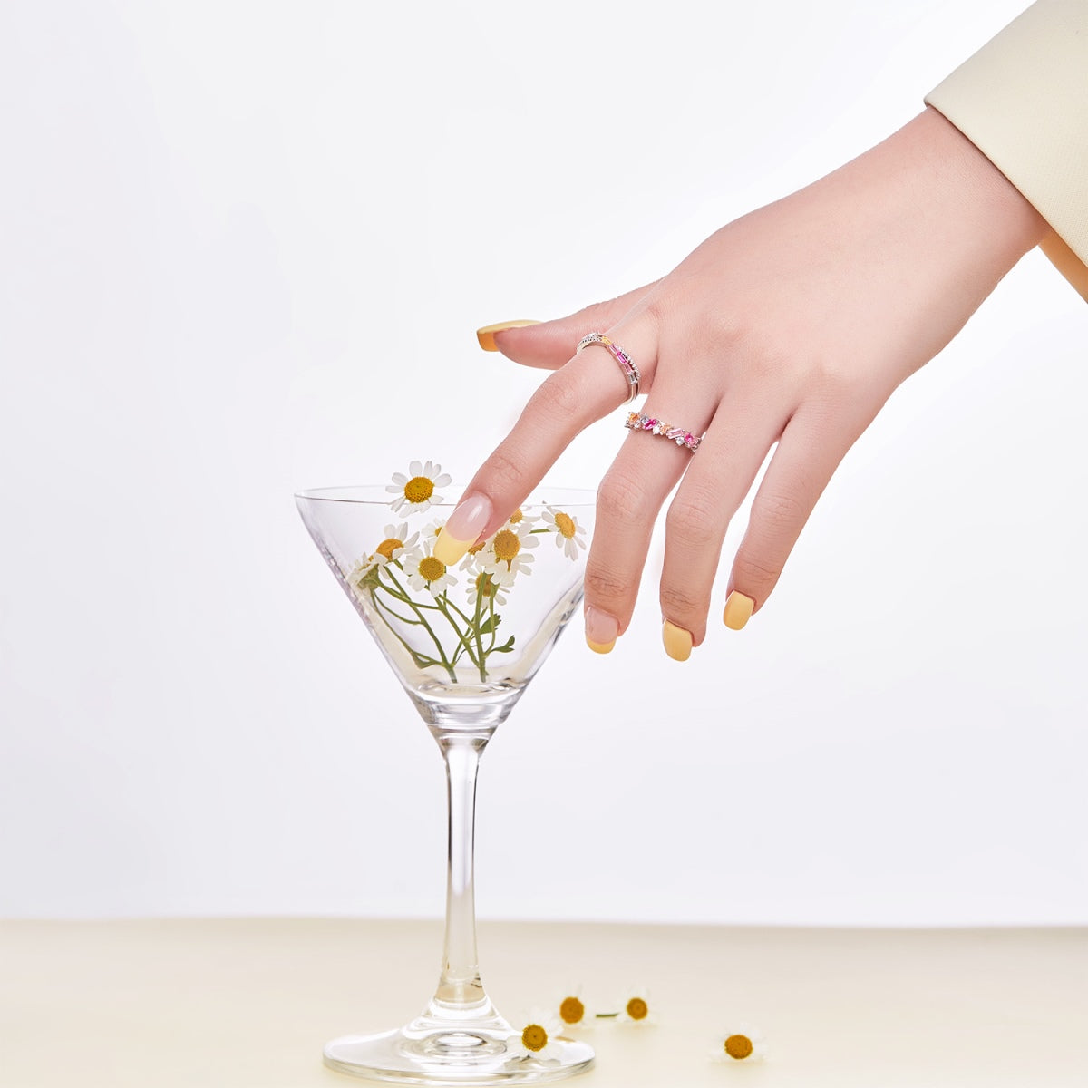 [Revel Jewelry]Energischer eleganter Ring mit Radiant-Schliff für Partys