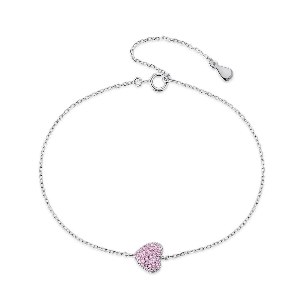 [Revel Jewelry]Heart-Shaped Gentle and Versatile Bracelet