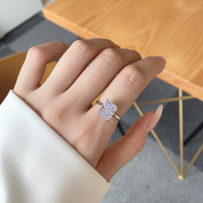 [Revel Jewelry]4.0 Carat Ornate Enchanting Radiand Cut Banquet Ring