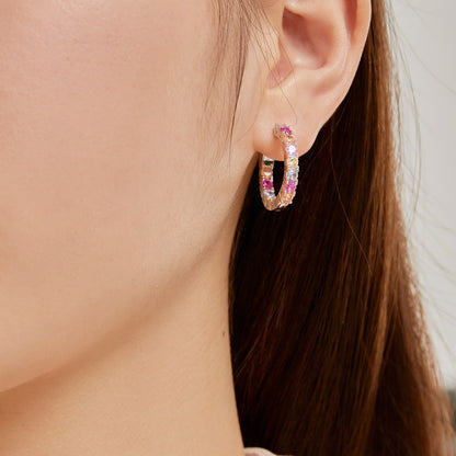 [Revel Jewelry]Unique Round Cut Daily Earrings