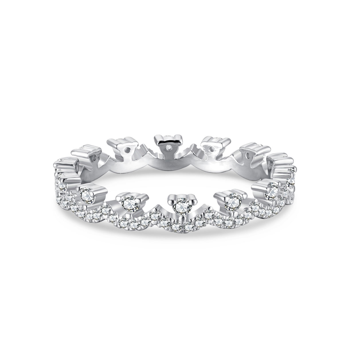 [Revel Jewelry]Elegant Resplendent Round Shape Party Ring