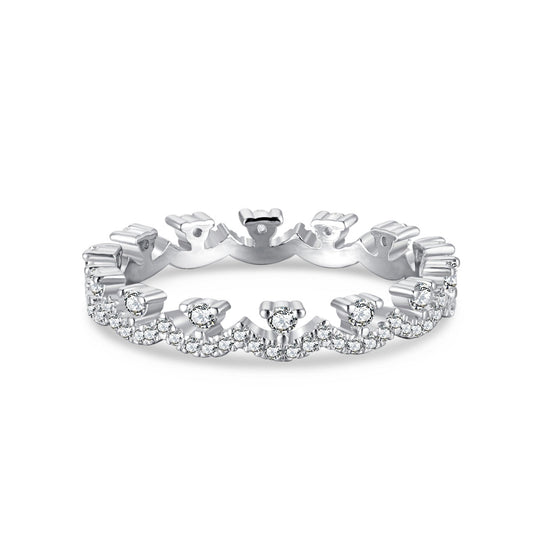[Revel Jewelry]Elegant Resplendent Round Shape Party Ring