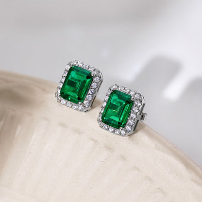 [Revel Jewelry]Luxurious Dainty Emerald Cut Banquet Earrings