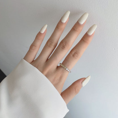 [Revel Jewelry]Sparkling Round Cut Tennis Ring
