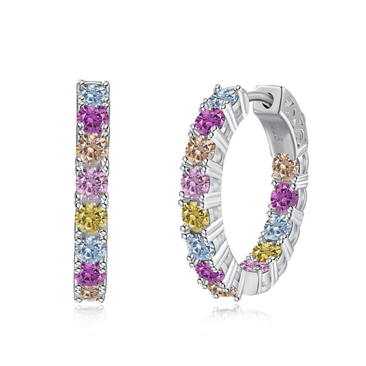 [Revel Jewelry]Unique Round Cut Daily Earrings