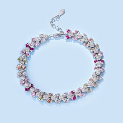 [Revel Jewelry]華奢な可憐な花形デイリーブレスレット