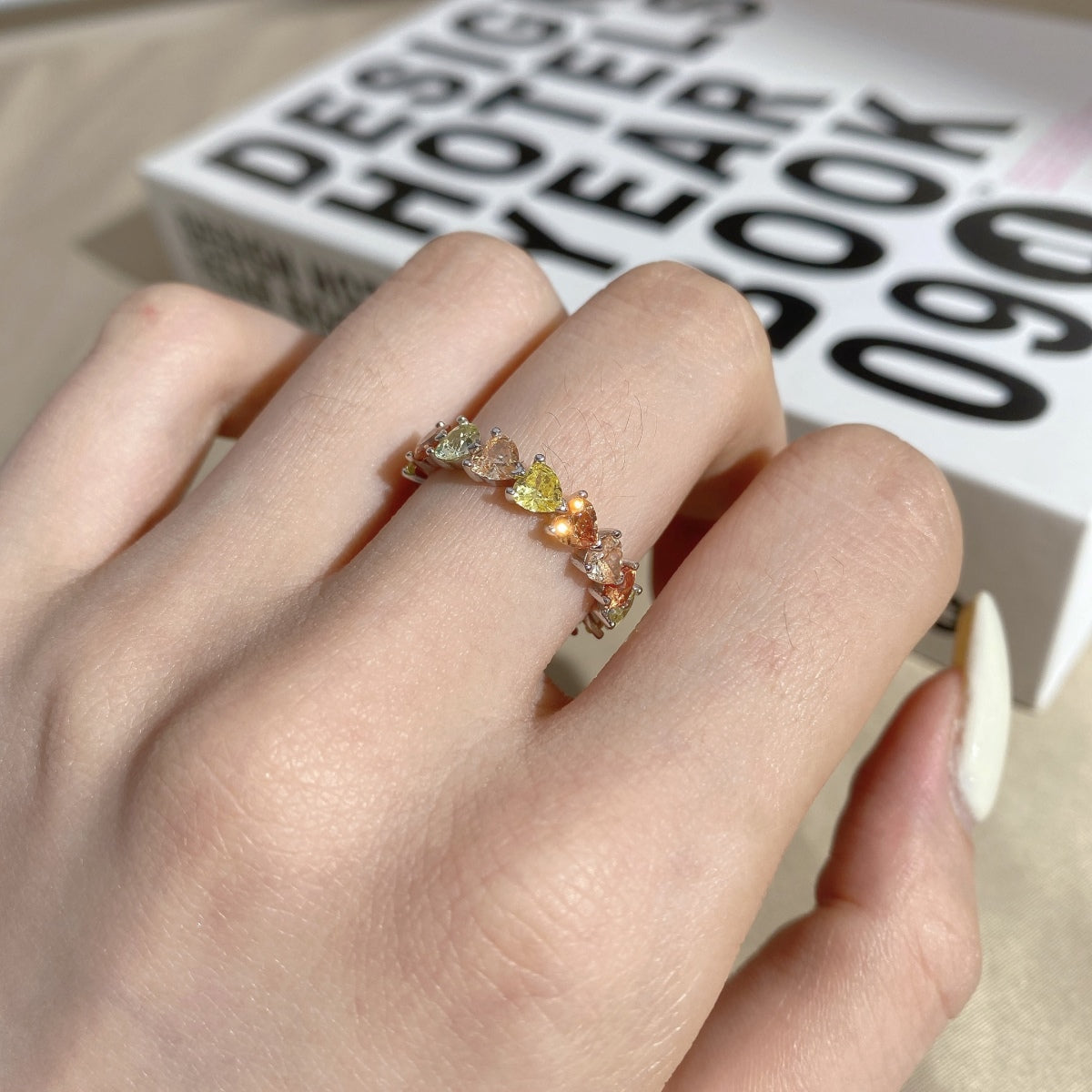 [Revel Jewelry]0.25 Carat Radiant Romance Heart Cut Lover Ring
