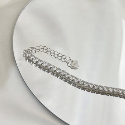 [Revel Jewelry]ラウンドカット スパークリング デイリー ブレスレット