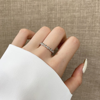 [Revel Jewelry]Elegant Resplendent Round Shape Party Ring