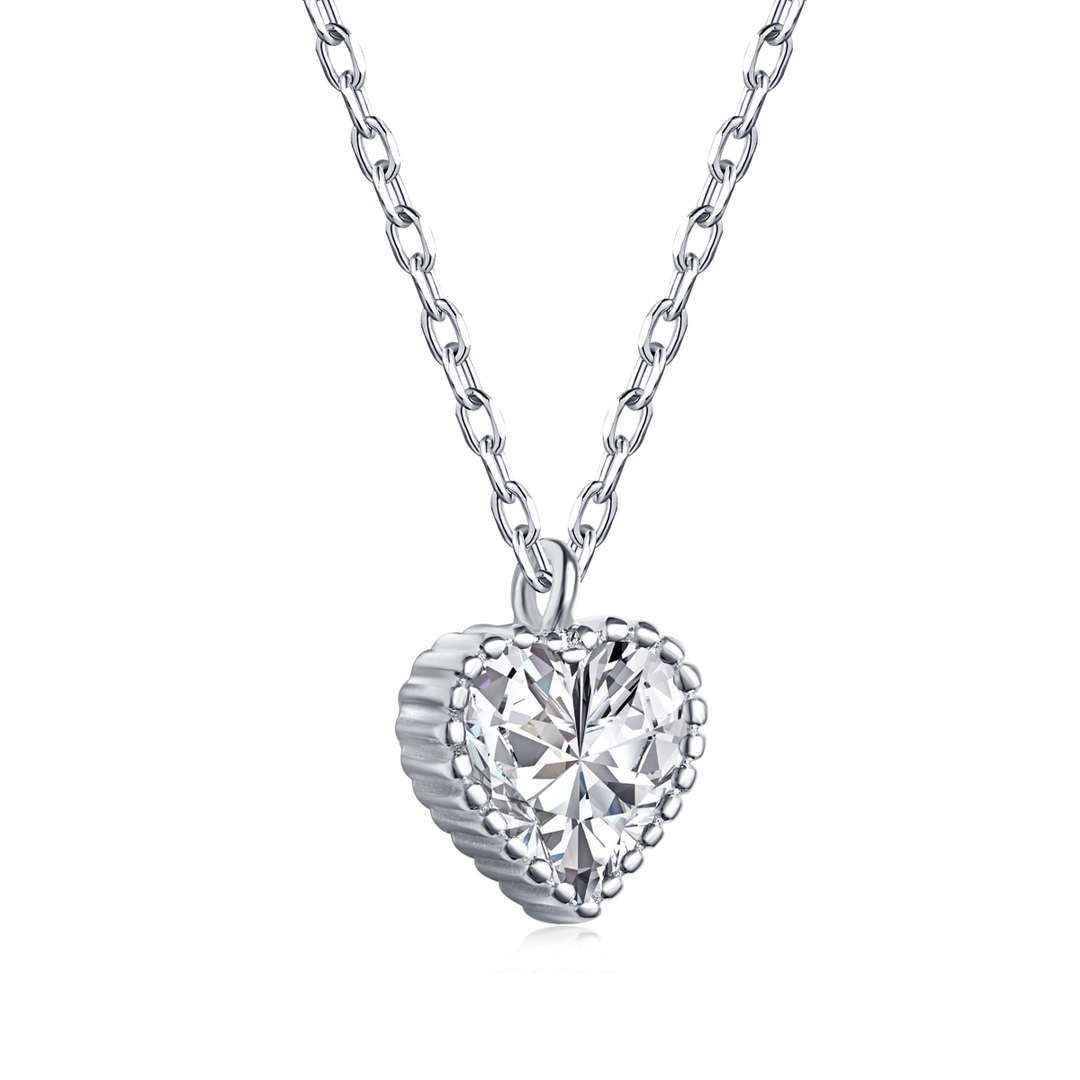 [Revel Jewelry]Ornate Heart Shape Necklace
