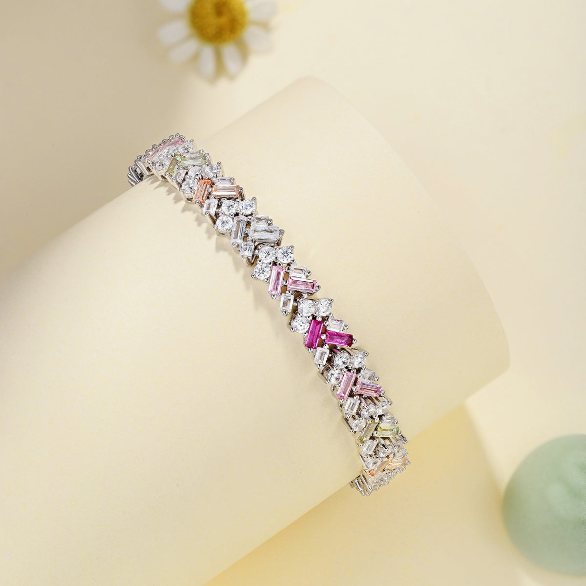 [Revel Jewelry]光り輝くユニークなマルチシェイプデイリーブレスレット