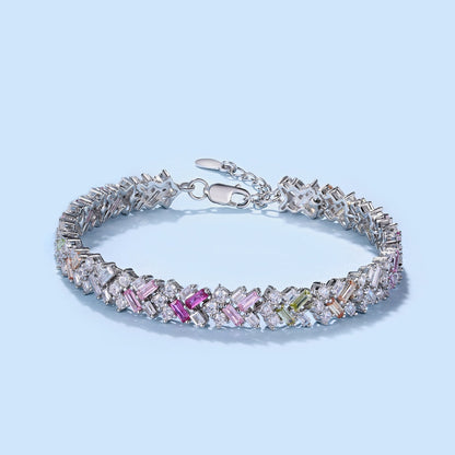 [Revel Jewelry]光り輝くユニークなマルチシェイプデイリーブレスレット
