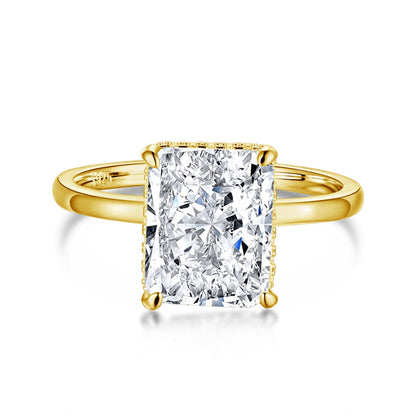 [Revel Jewelry]4.0 Carat Ornate Enchanting Radiand Cut Banquet Ring
