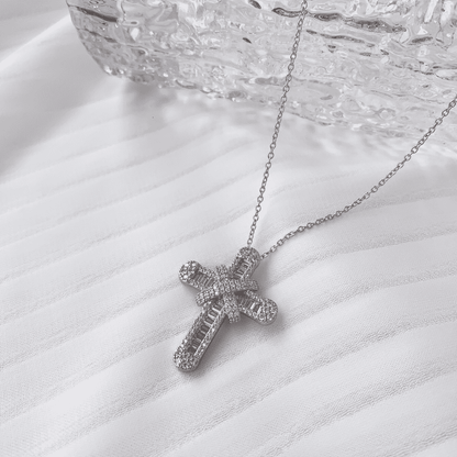 [Revel Jewelry]Gypsophila Mit Diamanten Halskette