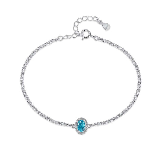 [Revel Jewelry]Exquisite Oval Shape Bracelet