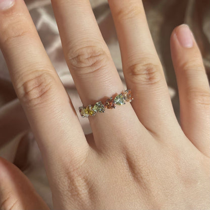 [Revel Jewelry]0.25 Carat Radiant Romance Heart Cut Lover Ring