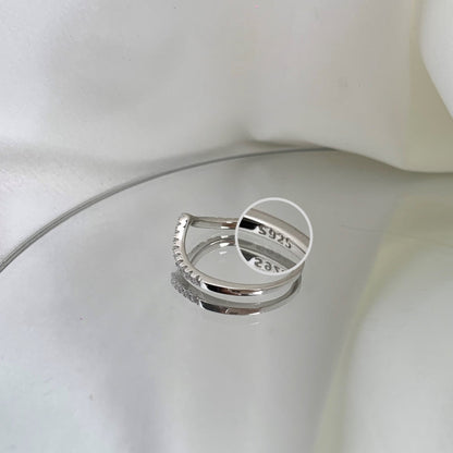 [Revel Jewelry]Elaborate Tennis Band Ring