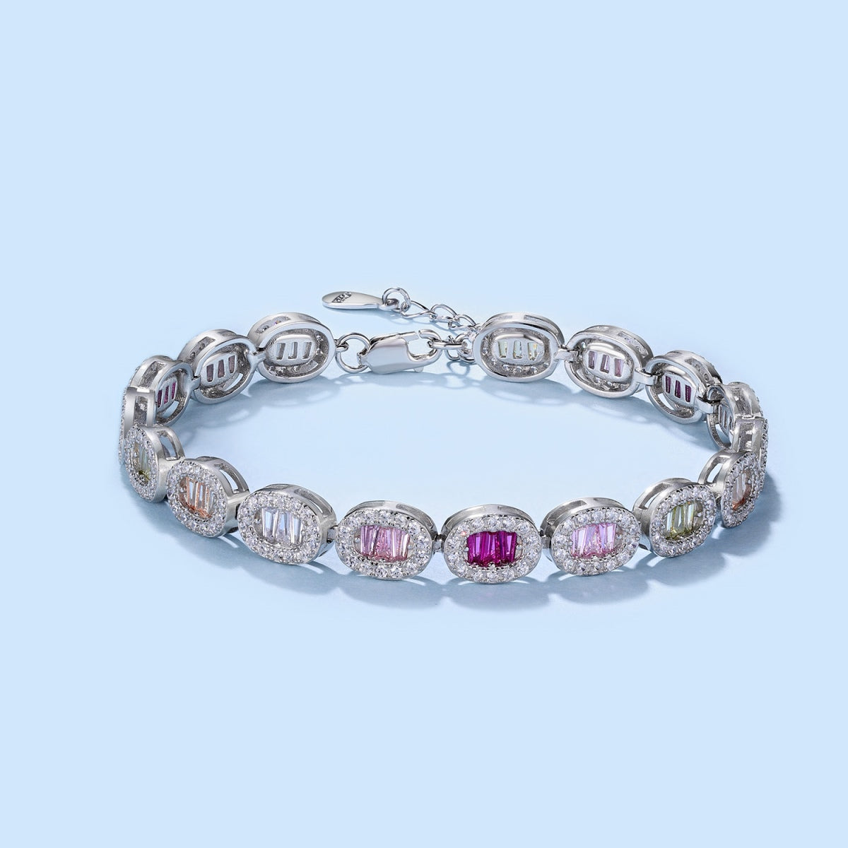 [Revel Jewelry] エメラルドカット装飾ブレスレット