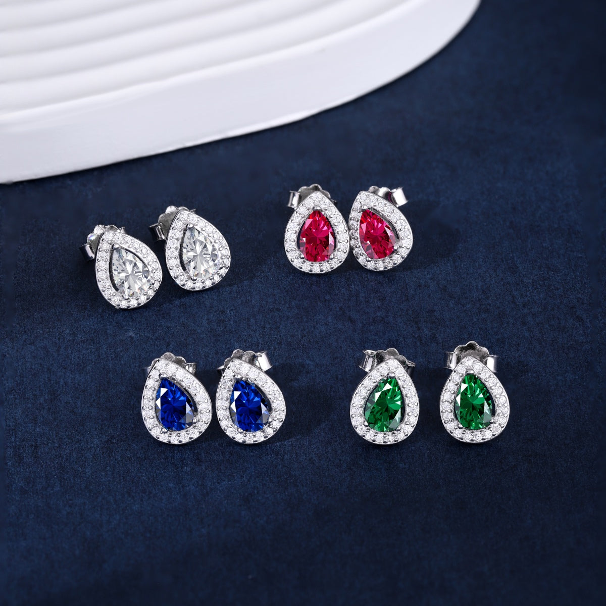 [Revel Jewelry]Luxurious Water Drop Shape Earrings