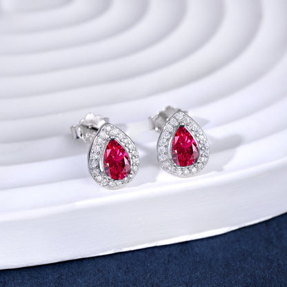[Revel Jewelry]Luxurious Water Drop Shape Earrings