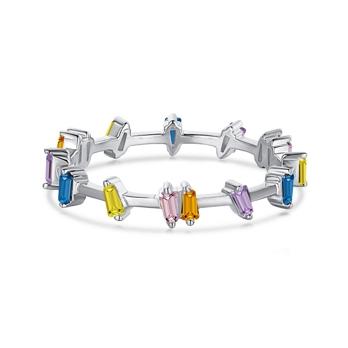 [Revel Jewelry]Unique Trapezoid Cut Daily Ring