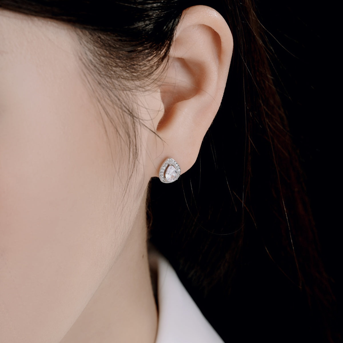 [Revel Jewelry]Luxurious Water Drop Shape Earrings