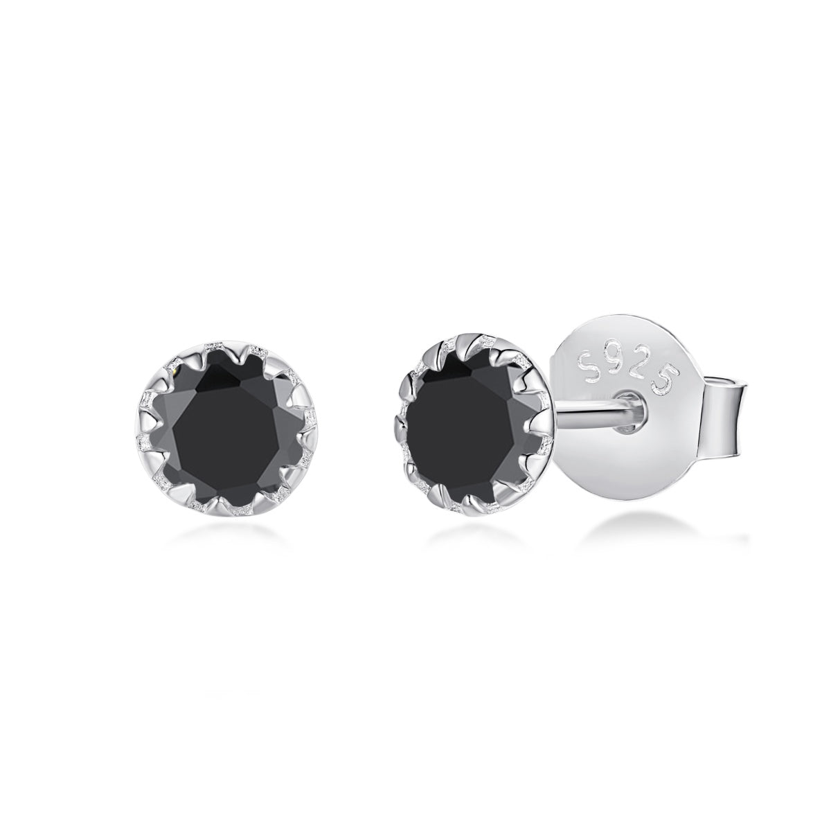 [Revel Jewelry]Sparkling Colorful Round Shape Earrings