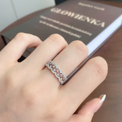 [Revel Jewelry]Elegant Resplendent Round Shape Party Ring