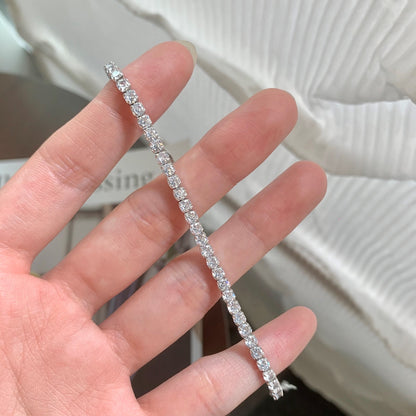 [Revel Jewelry]ラウンドカット スパークリング デイリー ブレスレット
