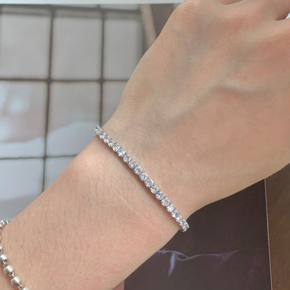 [Revel Jewelry]ラウンドカット スパークリング デイリー ブレスレット