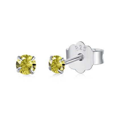 [Revel Jewelry]Delicate Solitaire Earrings