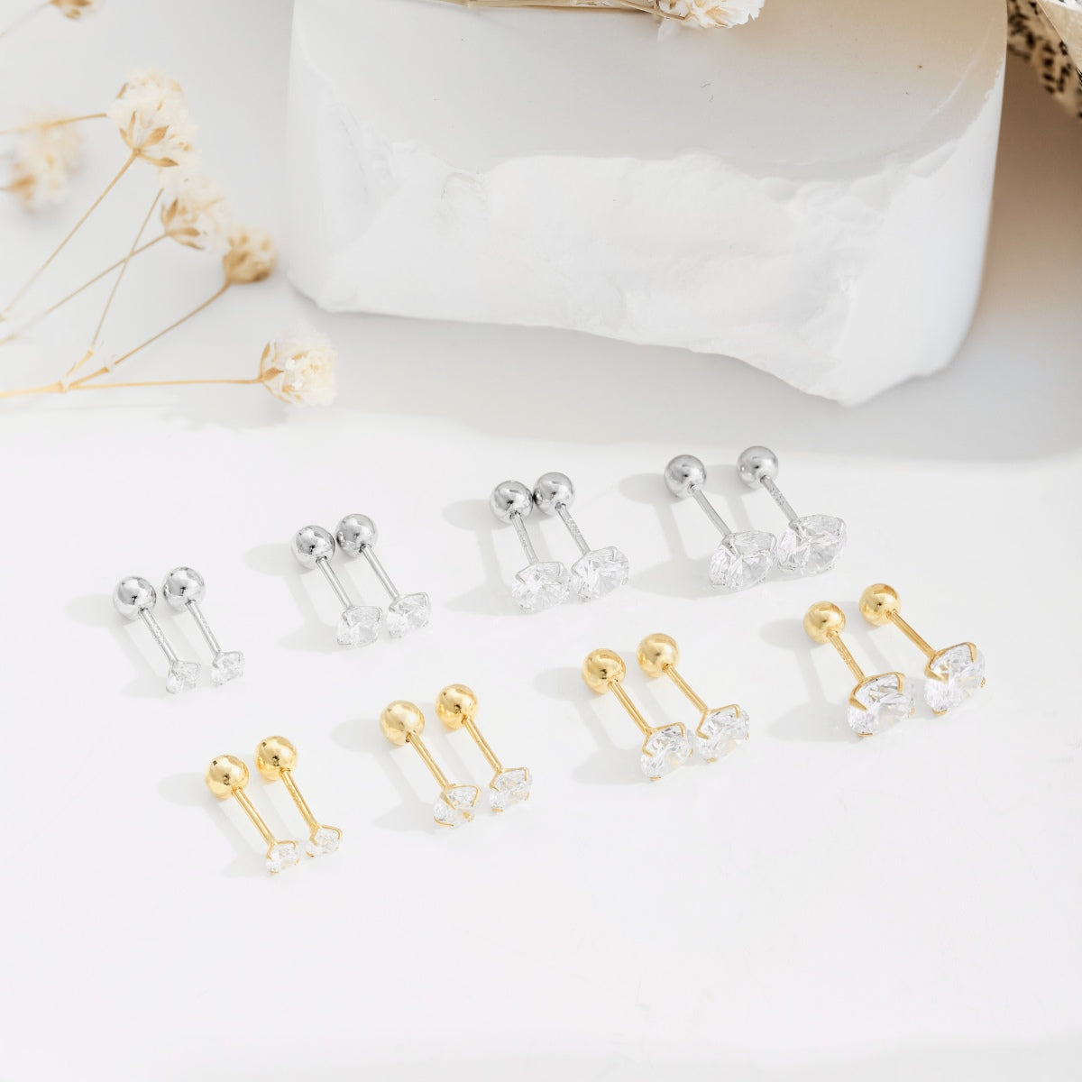 [Revel Jewelry]Unique U-Shaped Ear Bone Earrings