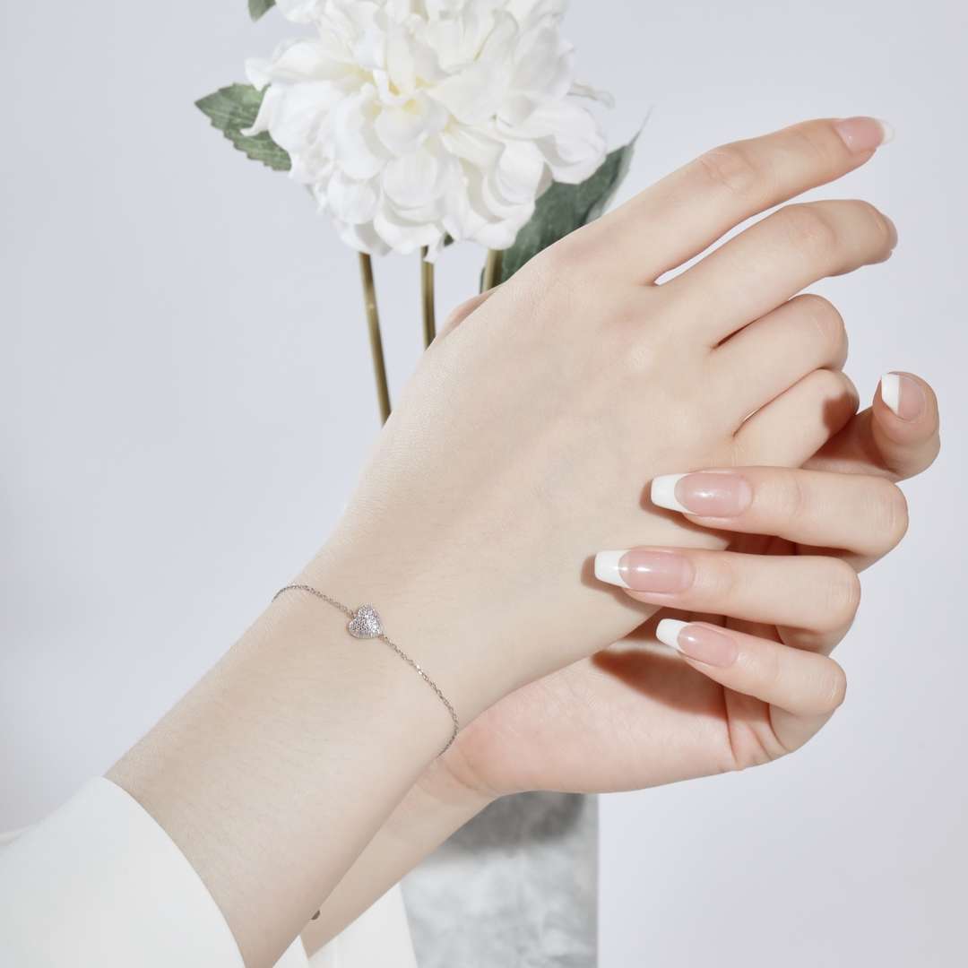 [Revel Jewelry]Heart-Shaped Gentle and Versatile Bracelet