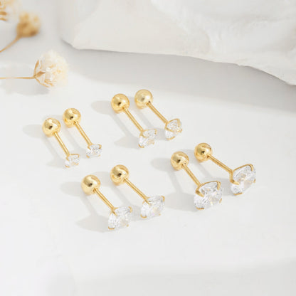 [Revel Jewelry]Unique U-Shaped Ear Bone Earrings