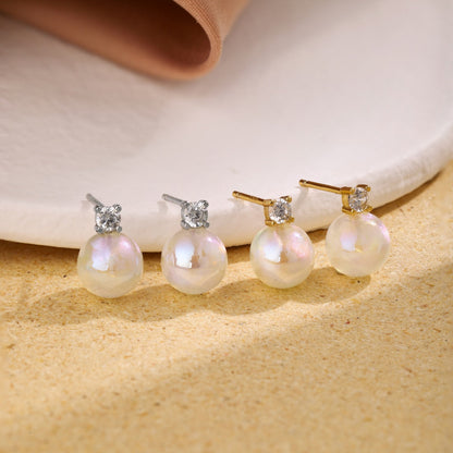 [Revel Jewelry]Symphony Mermaid Pearl Earrings
