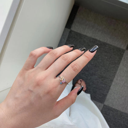 [Revel Jewelry]Radiant Colorful Multi Cut Daily Ring