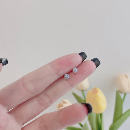 [Revel Jewelry]Sparkling Colorful Round Shape Earrings