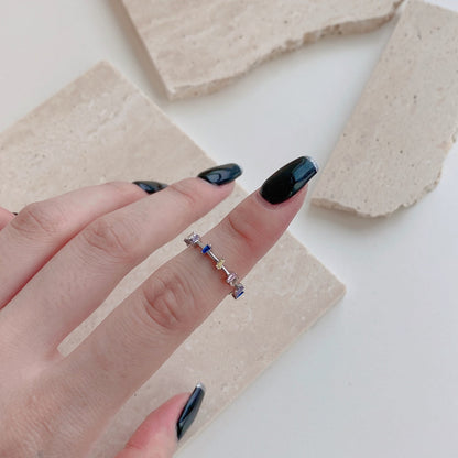 [Revel Jewelry]Unique Trapezoid Cut Daily Ring