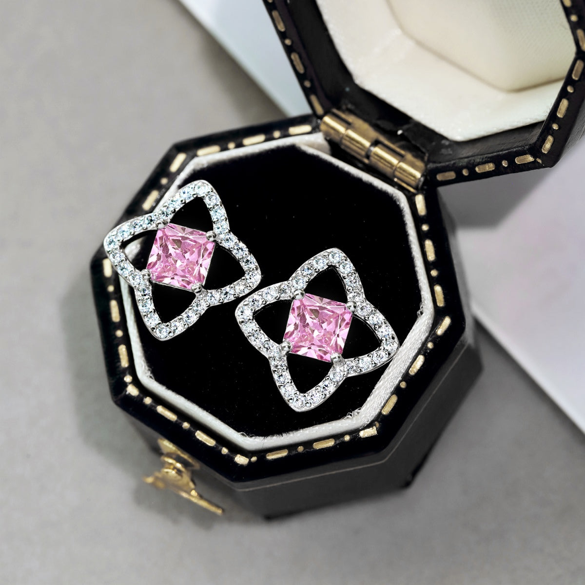 [Revel Jewelry]Elegant Star Shape Princess Cut Daily Earrings