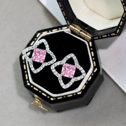 [Revel Jewelry]Elegant Star Shape Princess Cut Daily Earrings