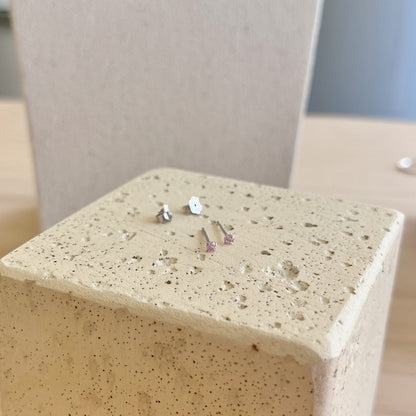 [Revel Jewelry]Delicate Solitaire Earrings