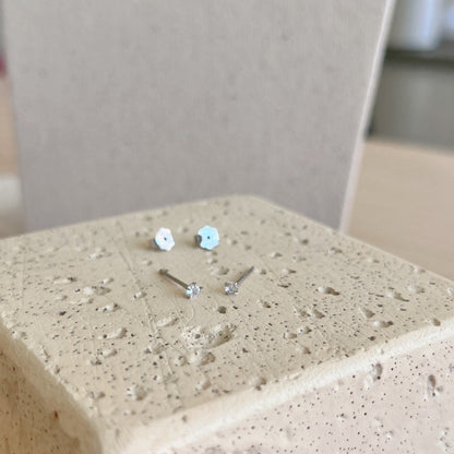 [Revel Jewelry]Delicate Solitaire Earrings