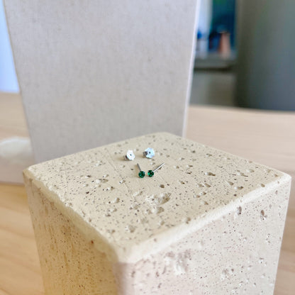 [Revel Jewelry]Delicate Solitaire Earrings