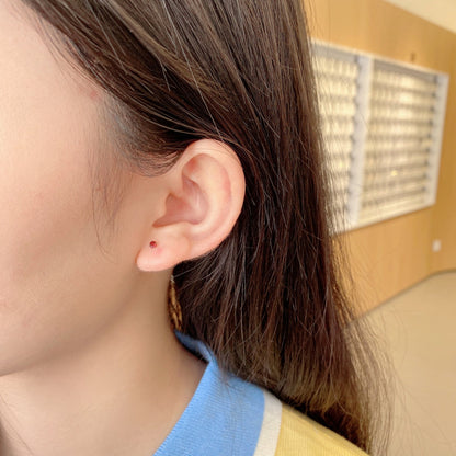 [Revel Jewelry]Delicate Solitaire Earrings