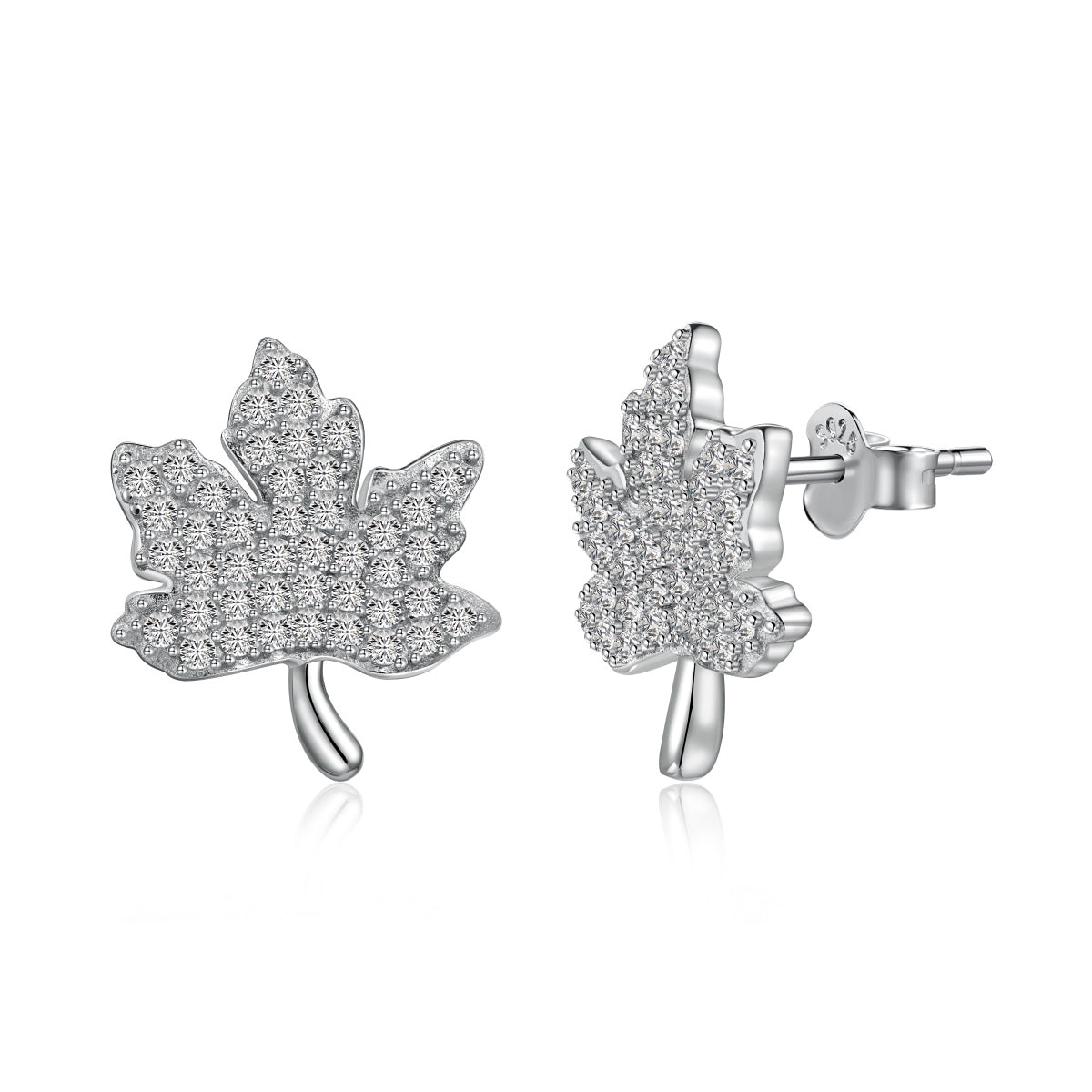 [Revel Jewelry]Exquisite Maple Leaf Design Earrings