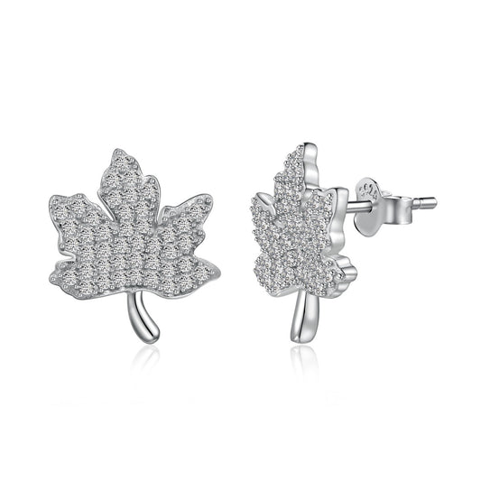 [Revel Jewelry]Exquisite Maple Leaf Design Earrings