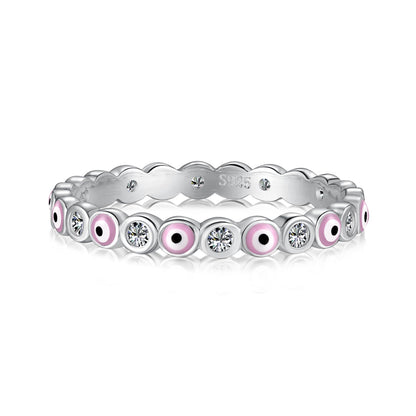 [Revel Jewelry]Sparkling Vibrant Round Shape Daily Ring