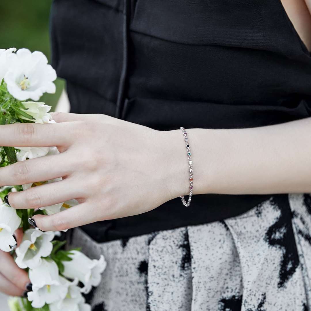 [Revel Jewelry]Farbenfrohes Perlenarmband